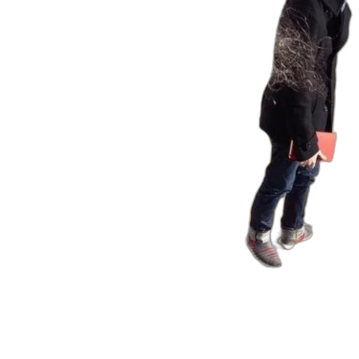 jacket, staff, creature, shoes transparent PNG cut-out