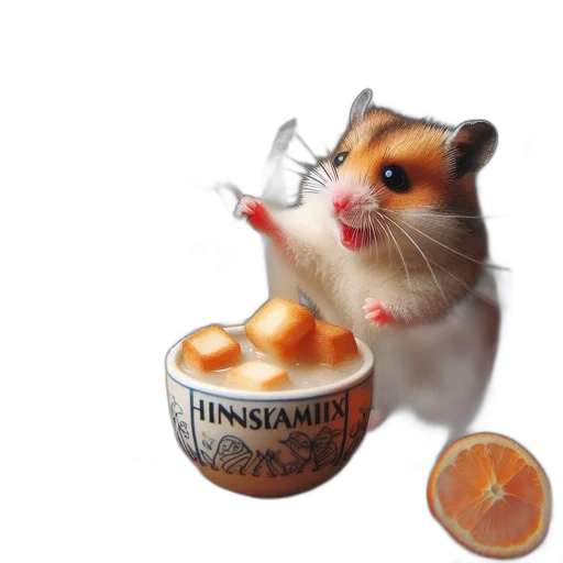 food, animal, photorealistic, 3d render transparent PNG cut-out