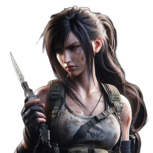 weapon, staff, face, concept art transparent PNG cut-out
