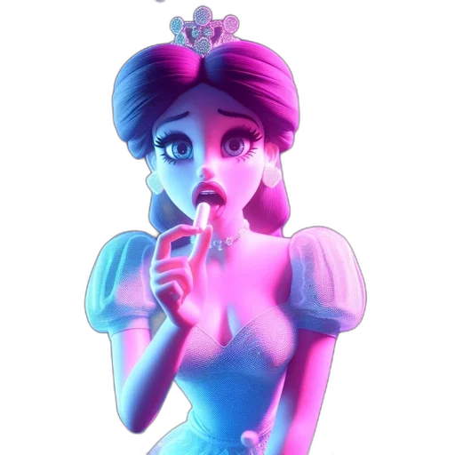 dress, crown, staff, weapon transparent PNG cut-out