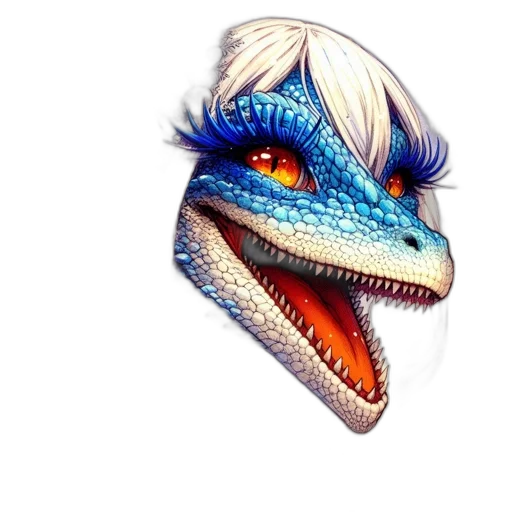 dragon, creature, mask, animal transparent PNG cut-out