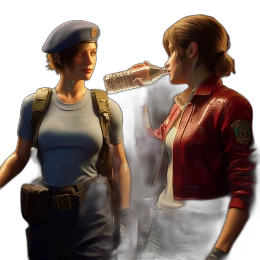 jacket, staff, weapon, concept art transparent PNG cut-out
