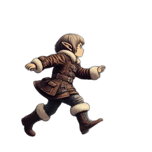staff, jacket, mask, weapon transparent PNG cut-out