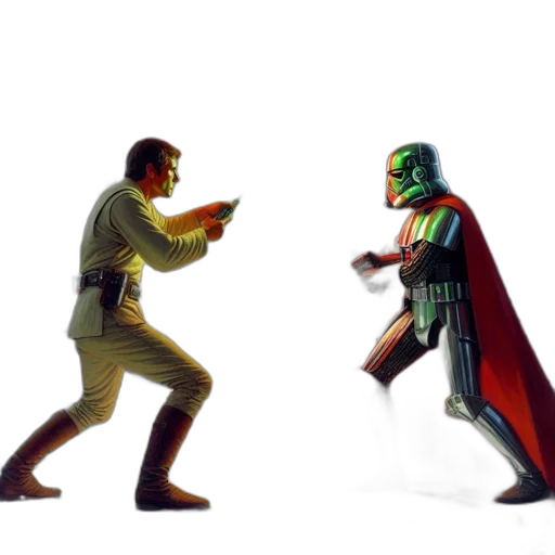 concept art, comic book art, pixel art, fantasy art transparent PNG cut-out