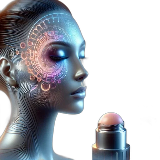 robot, jewelry, cyberpunk, 3d render transparent PNG cut-out
