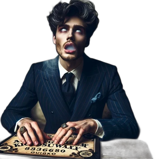 face, furniture, staff, jacket transparent PNG cut-out