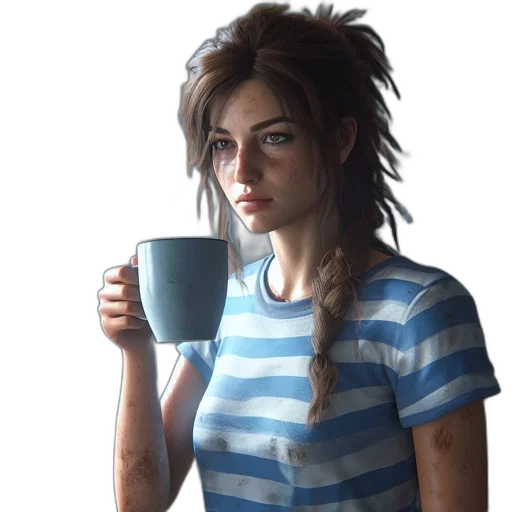 face, staff, dress, robot transparent PNG cut-out