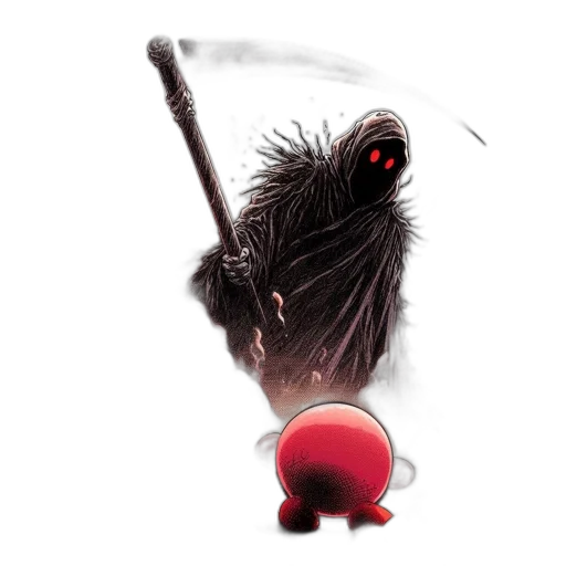 staff, creature, hair, animal transparent PNG cut-out