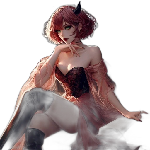 dress, mask, creature, weapon transparent PNG cut-out