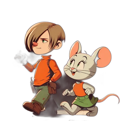 concept art, pixel art, cartoon, comic book art transparent PNG cut-out