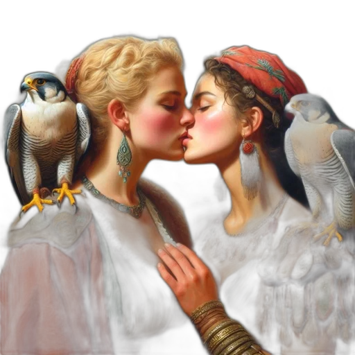 jewelry, oil painting, photorealistic, fantasy art transparent PNG cut-out