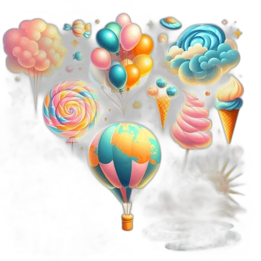 umbrella, food, staff, concept art transparent PNG cut-out