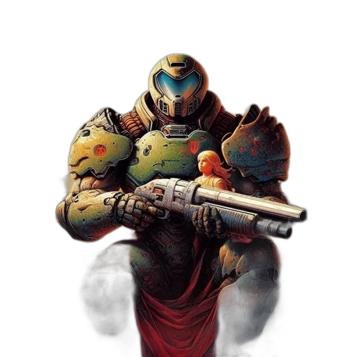 robot, weapon, sword, mask transparent PNG cut-out