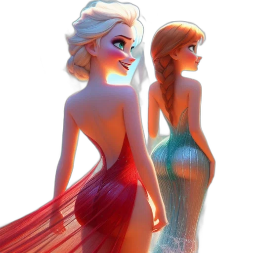 dress, concept art, fantasy art, cartoon transparent PNG cut-out
