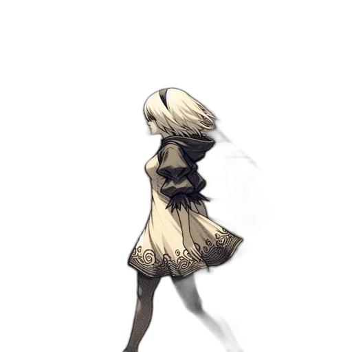 dress, robot, mask, weapon transparent PNG cut-out