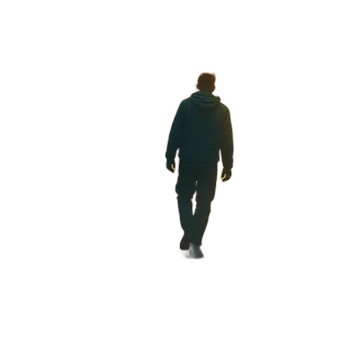 jacket, staff, creature, animal transparent PNG cut-out