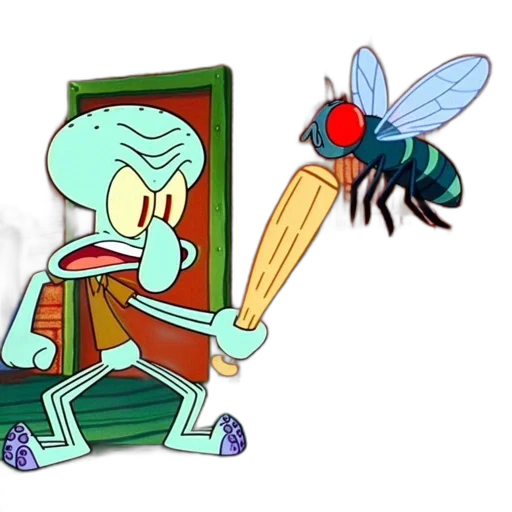 creature, weapon, jacket, staff transparent PNG cut-out