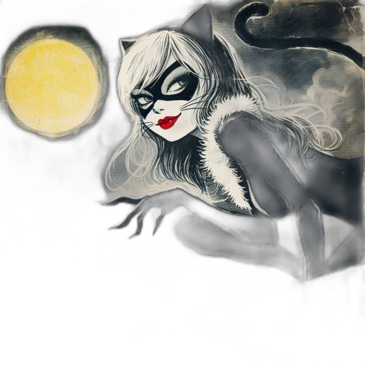 mask, comic book art, watercolor, fantasy art transparent PNG cut-out