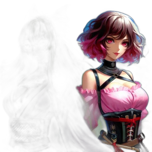 dress, staff, concept art, fantasy art transparent PNG cut-out