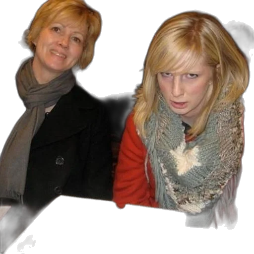 staff, photorealistic, two, women transparent PNG cut-out