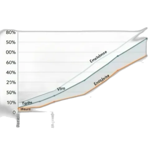 line, graph, showing, percentage transparent PNG cut-out