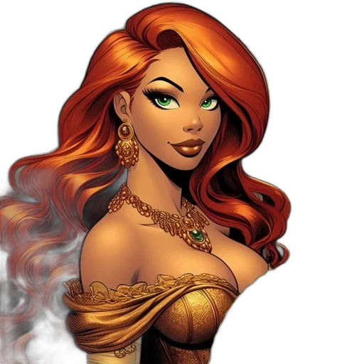 jewelry, comic book art, fantasy art, concept art transparent PNG cut-out