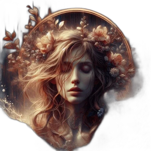 face, crown, jewelry, mask transparent PNG cut-out
