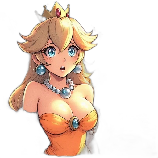 crown, dress, jewelry, concept art transparent PNG cut-out