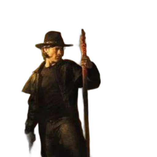 staff, hat, weapon, sword transparent PNG cut-out