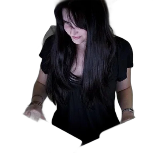 dress, hair, staff, face transparent PNG cut-out