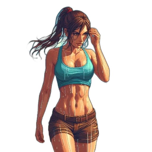 comic book art, concept art, fantasy art, pixel art transparent PNG cut-out