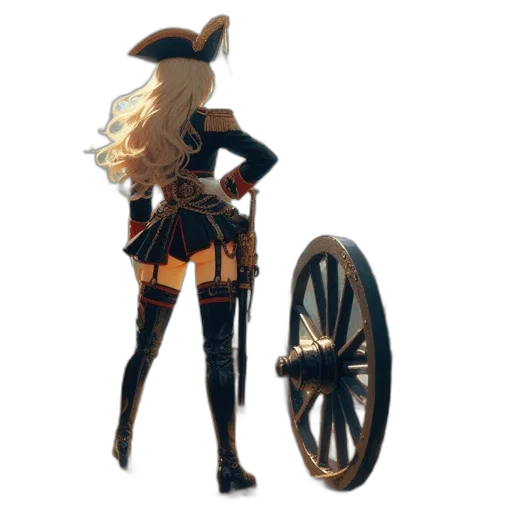 weapon, staff, sword, hat transparent PNG cut-out