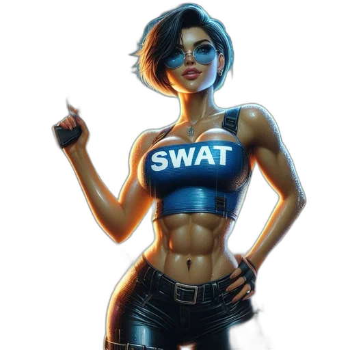 jacket, weapon, concept art, comic book art transparent PNG cut-out