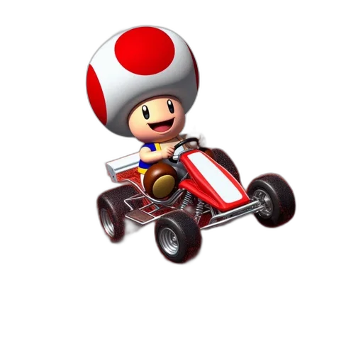 car, hat, 3d render, concept art transparent PNG cut-out