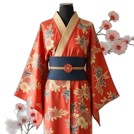 dress, photorealistic, red, golden transparent PNG cut-out