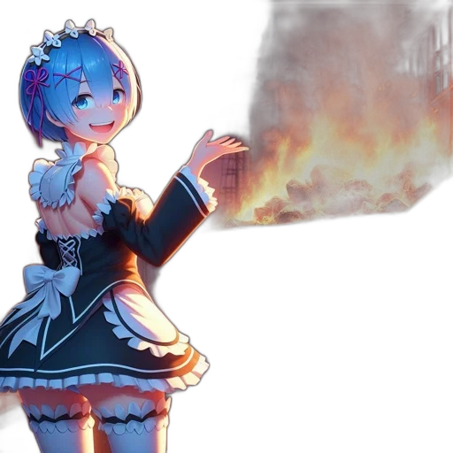 weapon, staff, dress, robot transparent PNG cut-out