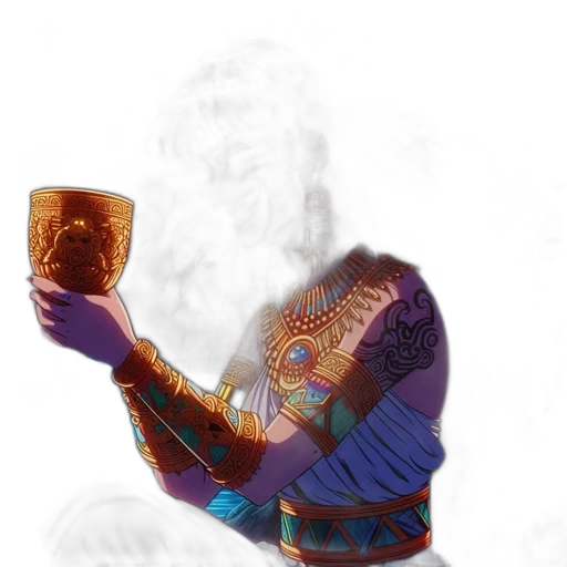 mask, crown, staff, robot transparent PNG cut-out