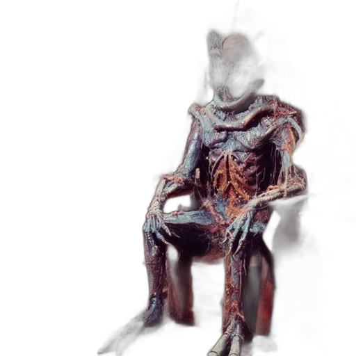 robot, mask, creature, dress transparent PNG cut-out