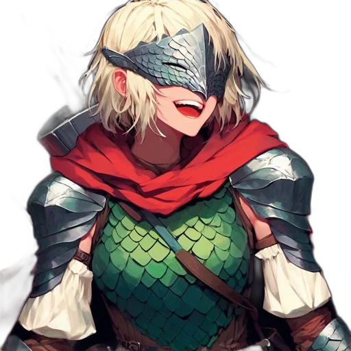 mask, sword, dragon, face transparent PNG cut-out