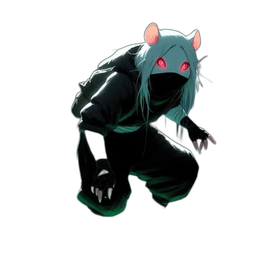 creature, mask, jacket, animal transparent PNG cut-out