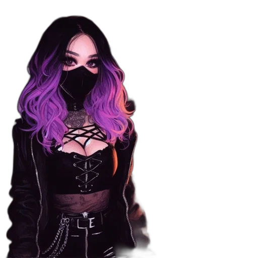mask, jacket, concept art, pixel art transparent PNG cut-out