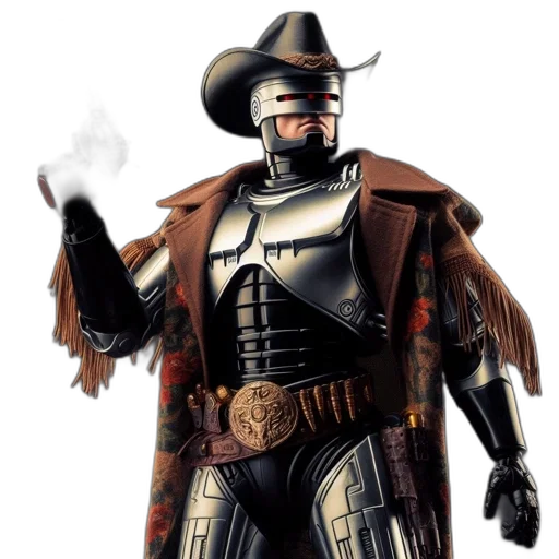 robot, jacket, concept art, comic book art transparent PNG cut-out