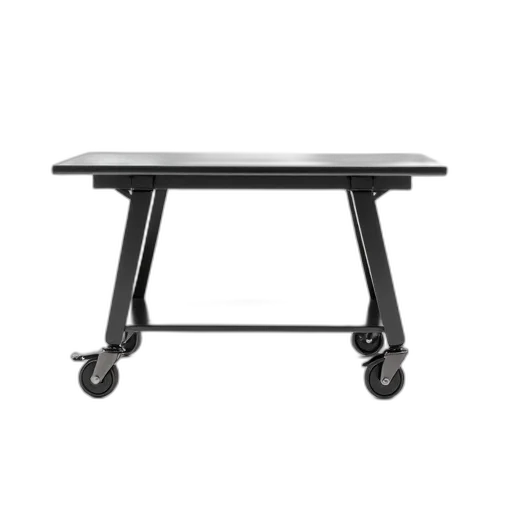 furniture, sleek, modern, black transparent PNG cut-out
