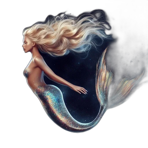 hair, dragon, dress, creature transparent PNG cut-out