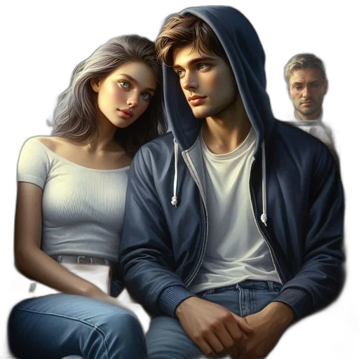 jacket, concept art, photorealistic, comic book art transparent PNG cut-out
