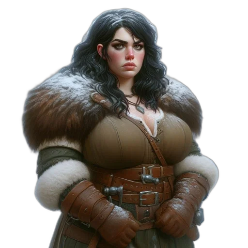 jacket, staff, face, fantasy art transparent PNG cut-out