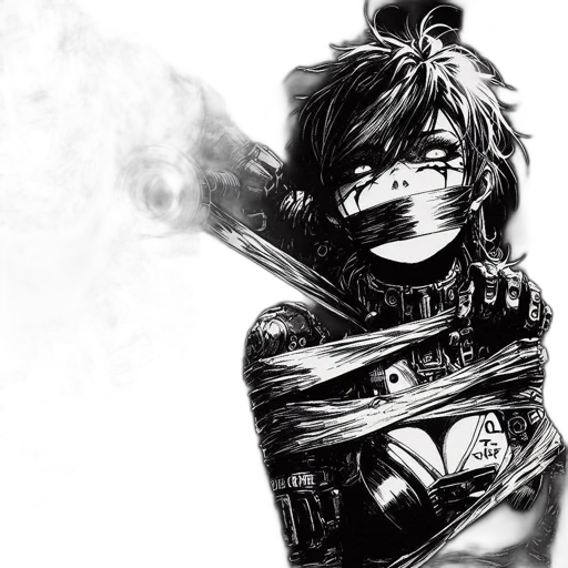 mask, weapon, sword, robot transparent PNG cut-out
