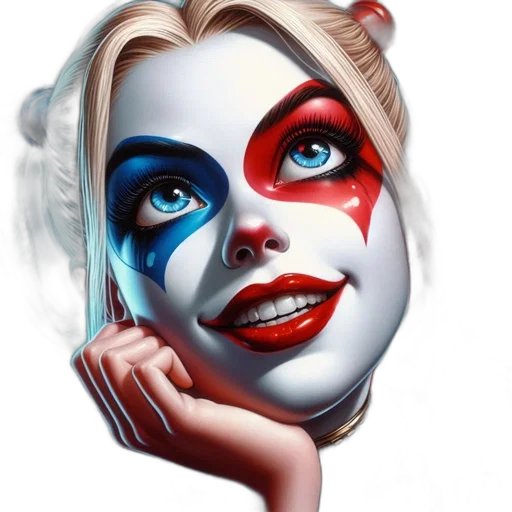 face, mask, comic book art, photorealistic transparent PNG cut-out