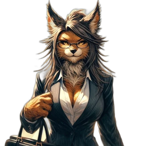 staff, animal, jacket, concept art transparent PNG cut-out