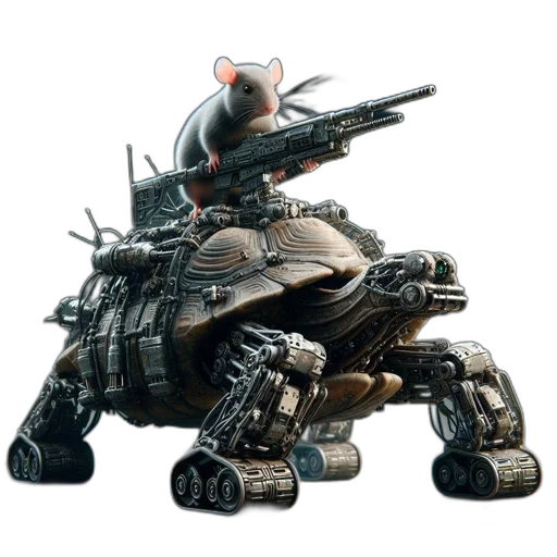 robot, weapon, animal, concept art transparent PNG cut-out